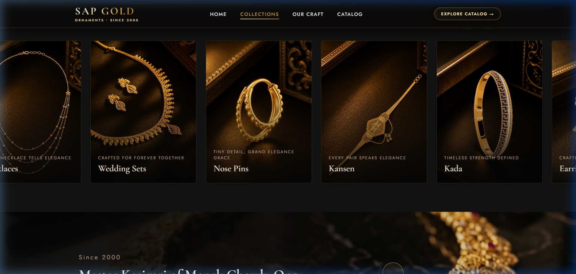 SAP Gold Ornaments